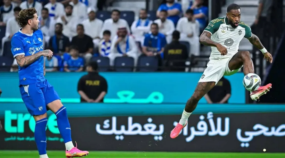 توني خلال إحدى الفرص المهدرة أمام مرمى الهلال (واس)