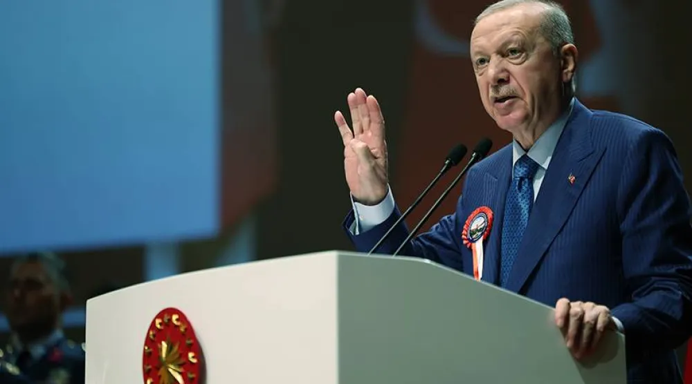 الرئيس التركي رجب طيب إردوغان وجه تحذيراً لليونان من الإخلال بوضع الجزر منزوعة السلاح في بحر إيجه (الرئاسة التركية)