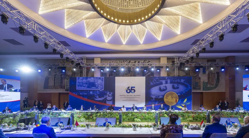 جانب من الاجتماع رفيع المستوى بمناسبة الذكرى الـ65 للمؤتمر الأول لدول حركة عدم الانحياز (واس)