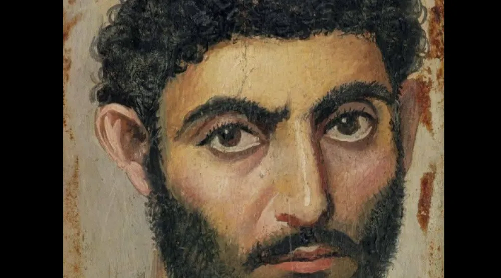 وجوه الفيوم تحمل تعبيرات قوية (المتحف المصري)