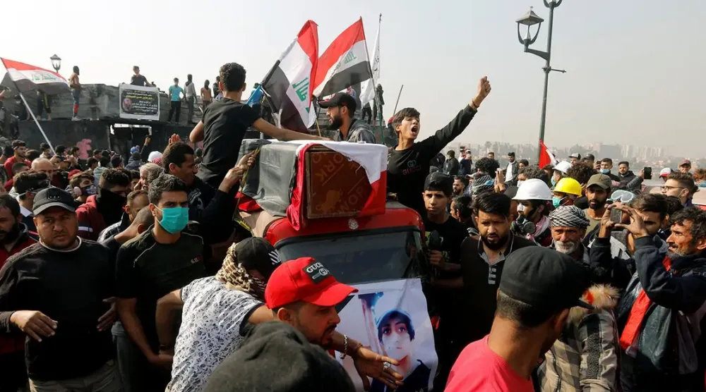 بعض المعاقين في العراق هم من ضحايا قمع «حراك تشرين» 2019 (رويترز)