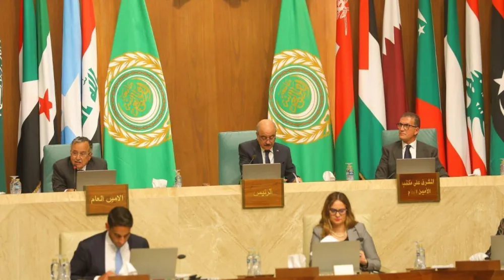 جانب من اجتماع وزراء الخارجية العرب في القاهرة (جامعة الدول العربية)