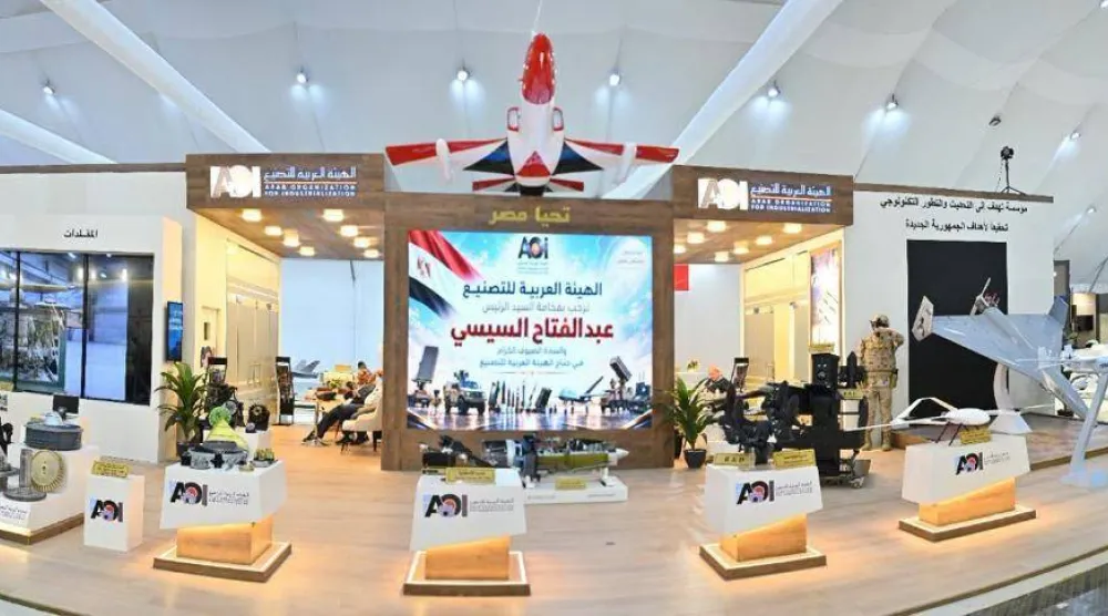طائرات مصرية متطورة في معرض «العلمين للطيران والفضاء» (الهيئة العربية للتصنيع)
