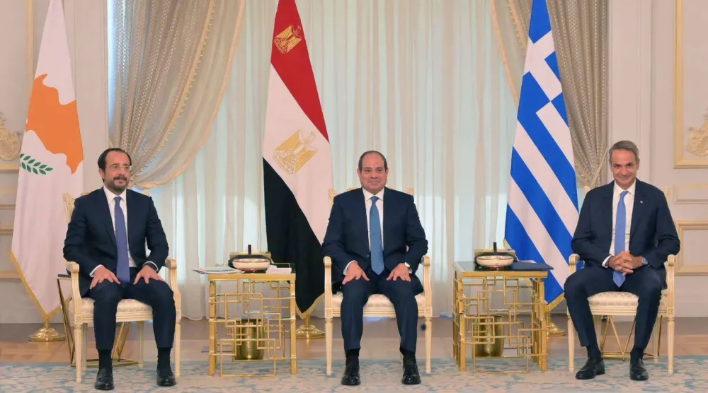 الرئيس المصري يستقبل نظيره القبرصي ورئيس الوزراء اليوناني في العلمين الثلاثاء (الرئاسة المصرية)
