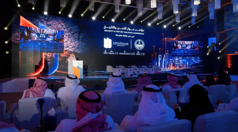 حضور واسع وتفاعل كبير مع جلسات وفعاليات «مؤتمر حوار الأمن والتاريخ 2026» في الرياض (واس)