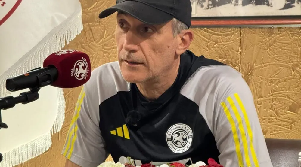 الإيطالي جيوفاني سوليناس مدرب الفيصلي (الشرق الأوسط)