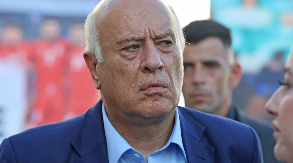 أمين سر اللجنة المركزية لحركة «فتح» جبريل الرجوب (أ.ف.ب)