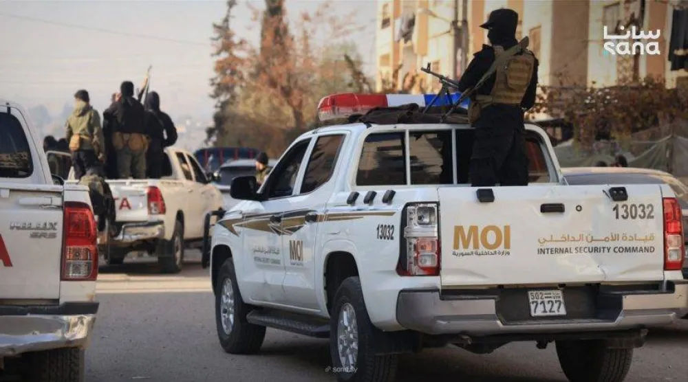 The Internal Security Forces arrested the nine former military pilots following a series of operations in Latakia. (SANA)