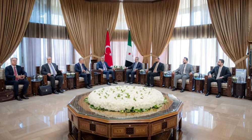 اجتماع سوري تركي بحضور وزيري خارجية البلدين اليوم في العاصمة دمشق بحضور الوفدين المرافقين
