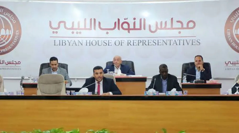 جانب من جلسة مجلس النواب يوم 14 سبتمبر 2026 (وكالة الأنباء الليبية)