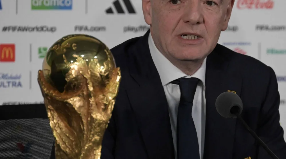 السويسري جياني إنفانتينو رئيس الاتحاد الدولي «فيفا» (أ.ف.ب)