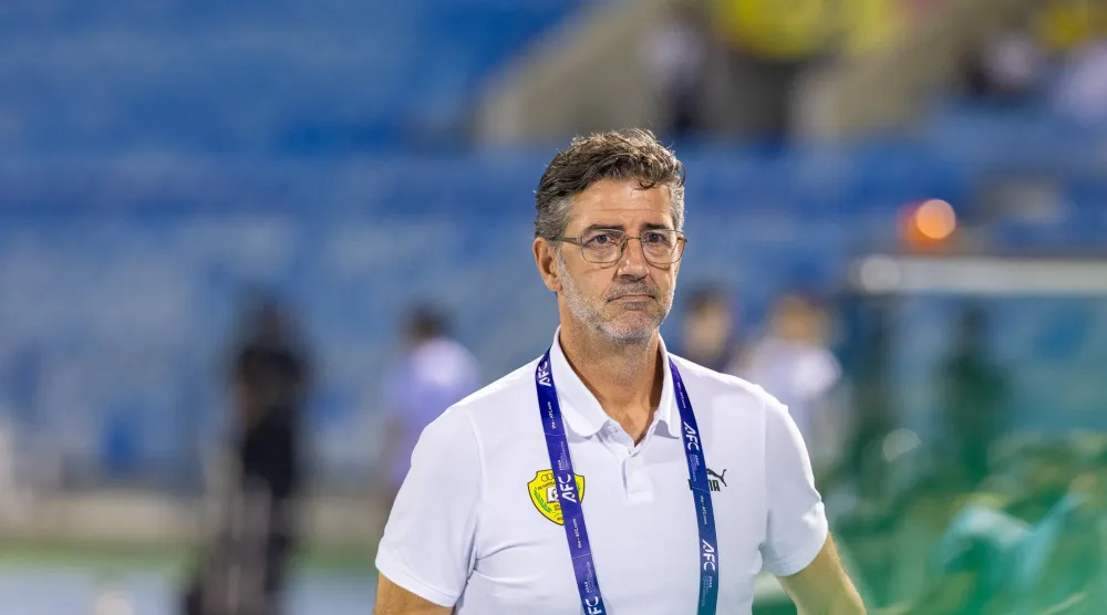 البرتغالي روي فيتوريا، مدرب الوصل الإماراتي (تصوير: عيسى الدبيسي) 