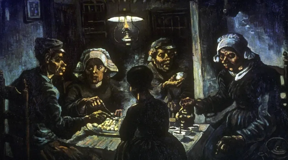 Vincent Van Gogh's "The Potato Eaters." (Getty Images) 