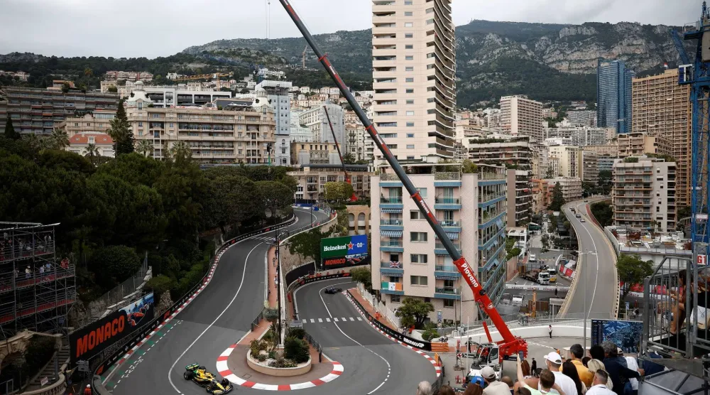Formula One F1 - Monaco Grand Prix - Circuit de Monaco, Monaco - May 24, 2024 General view of McLaren's Lando Norris during practice. (Reuters)