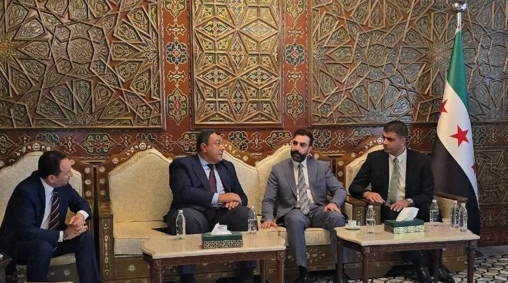 وفد دبلوماسي مصر رفيع يزور دمشق (وكالة الأنباء السورية)