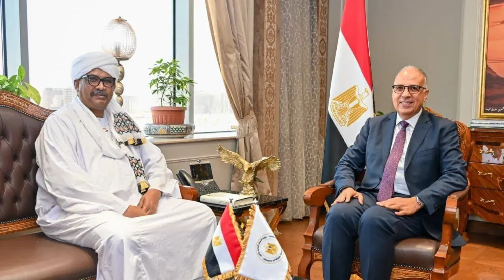 اجتماع وزيري الري المصري والسوداني في القاهرة الأربعاء (صفحة وزارة الري المصرية على «فيسبوك»)