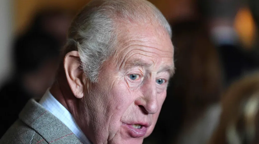 Britain's King Charles III attends The King's Foundation's Harmony in Food and Farming Summit, at the Foundation's headquarters at Dumfries House near Cumnock, Ayrshire, Scotland on September 16, 2026. (Photo by Jonathan Brady / POOL / AFP)