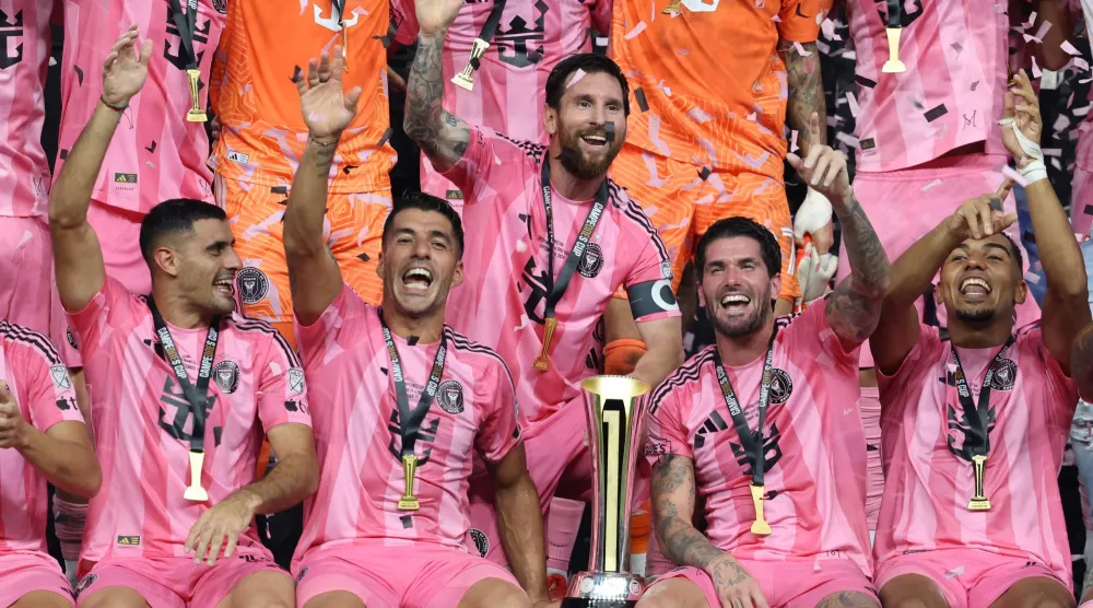 فريق إنتر ميامي يتوِّج بكأس الأبطال (أ.ف.ب)