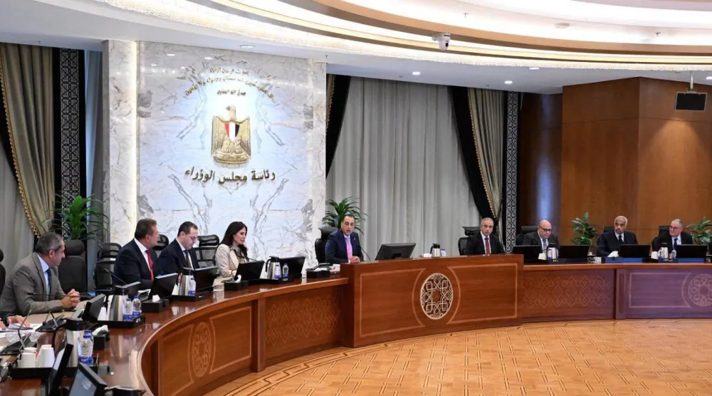 جانب من اجتماع الحكومة المصرية الأسبوعي الأربعاء (مجلس الوزراء المصري)