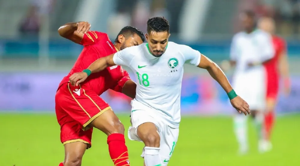 سالم الدوسري في مشاركة سابقة بـ«كأس الخليج» (الشرق الأوسط)