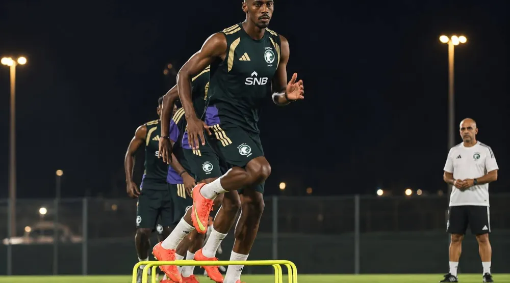 المنتخب السعودي يواصل استعداداته لـ«خليجي 27» (المنتخب السعودي)