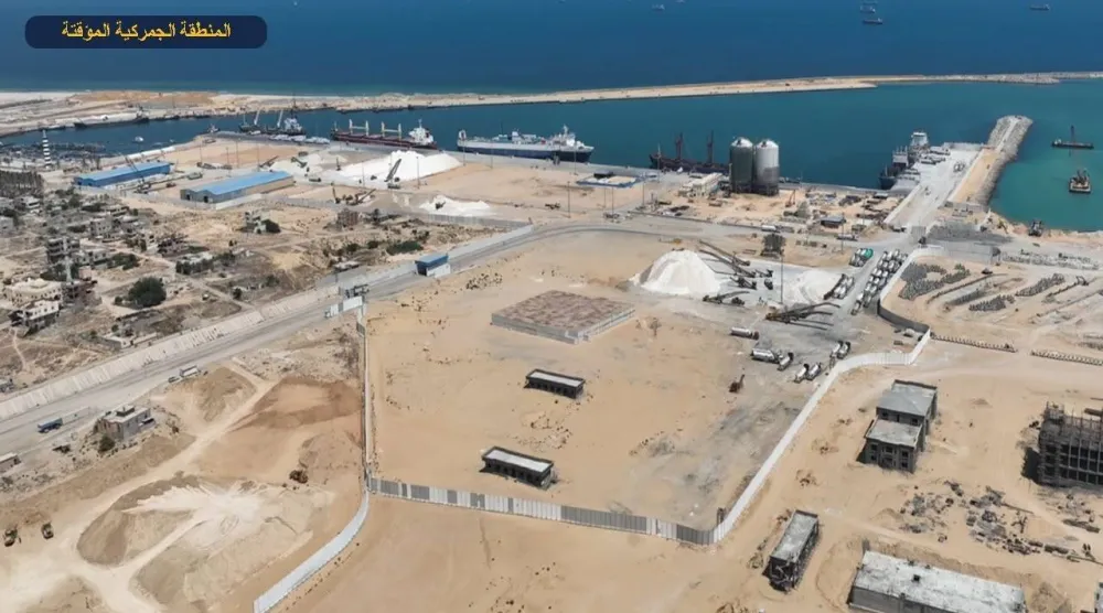أعمال التطوير في ميناء العريش البحري (وزارة النقل المصرية)