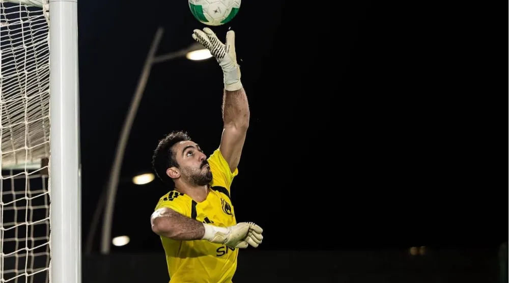 نواف العقيدي حارس مرمى المنتخب السعودي (حساب اللاعب)
