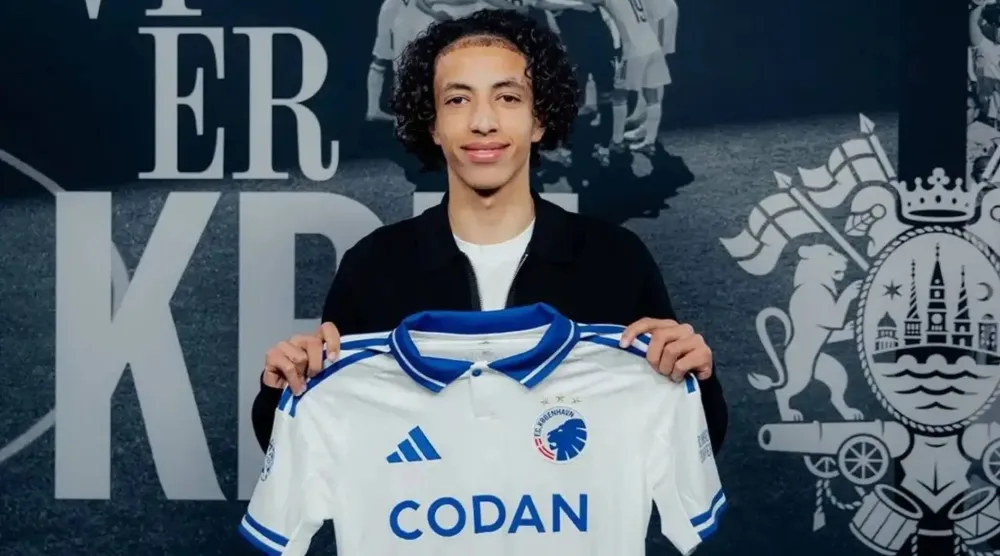لاعب الوسط المغربي الشاب إلياس هويرة (نادي كوبنهاغن)