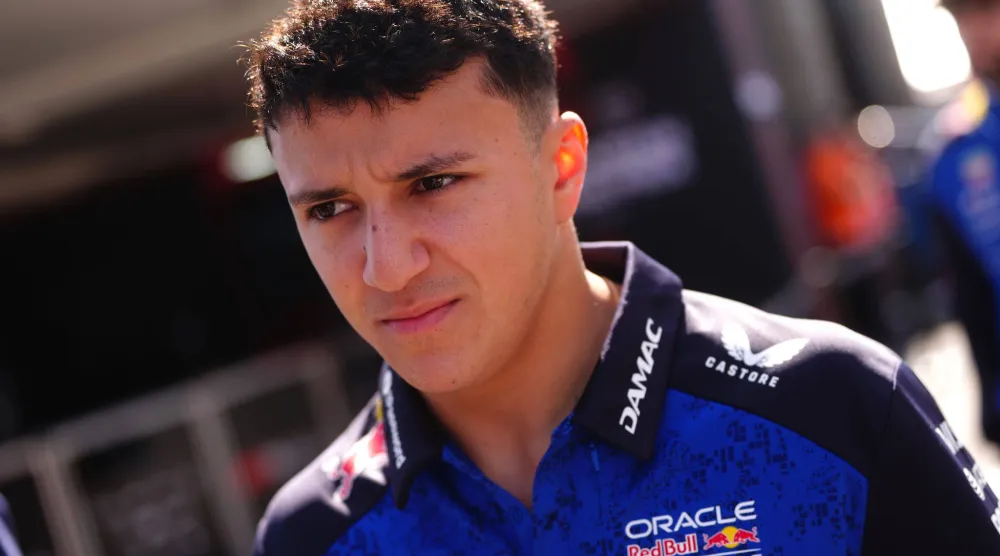 FILED - 22 September 2026, Hungary, Mogyorod: French Formula One driver Isack Hadjar of Oracle Red Bull Racing arrives at the paddock ahead of 2026 Hungarian Grand Prix. Photo: David Davies/PA Wire/dpa