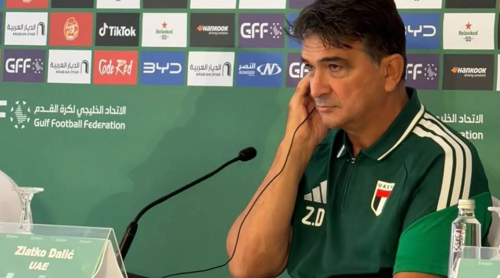 الكرواتي زلاتكو داليتش مدرب المنتخب الإماراتي (الشرق الأوسط)