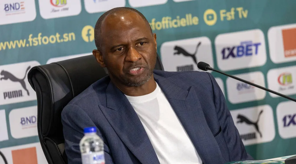 باتريك فييرا مدرب منتخب السنغال الجديد (إ.ب.أ)