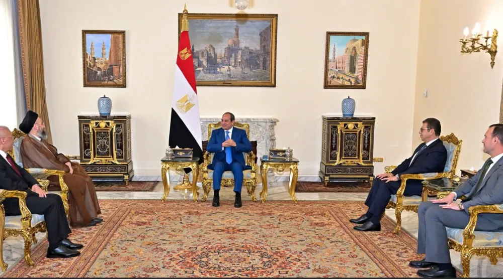 الرئيس السيسي يجري محادثات مع رئيس «تيار الحكمة» العراقي في القاهرة الخميس (الرئاسة المصرية)