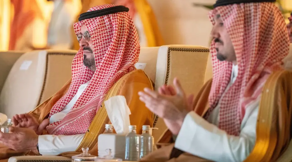 The ceremony was attended by Minister of Sport Prince Abdulaziz bin Turki bin Faisal, FIFA President Gianni Infantino, heads and representatives of sports federations from the Arab Gulf states, and several officials - SPA 