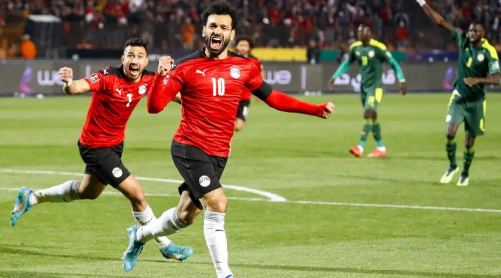صلاح يحمل أمال منتخب مصر من أجل بداية قوية في تصفيات افريقيا (ا ف ب)
