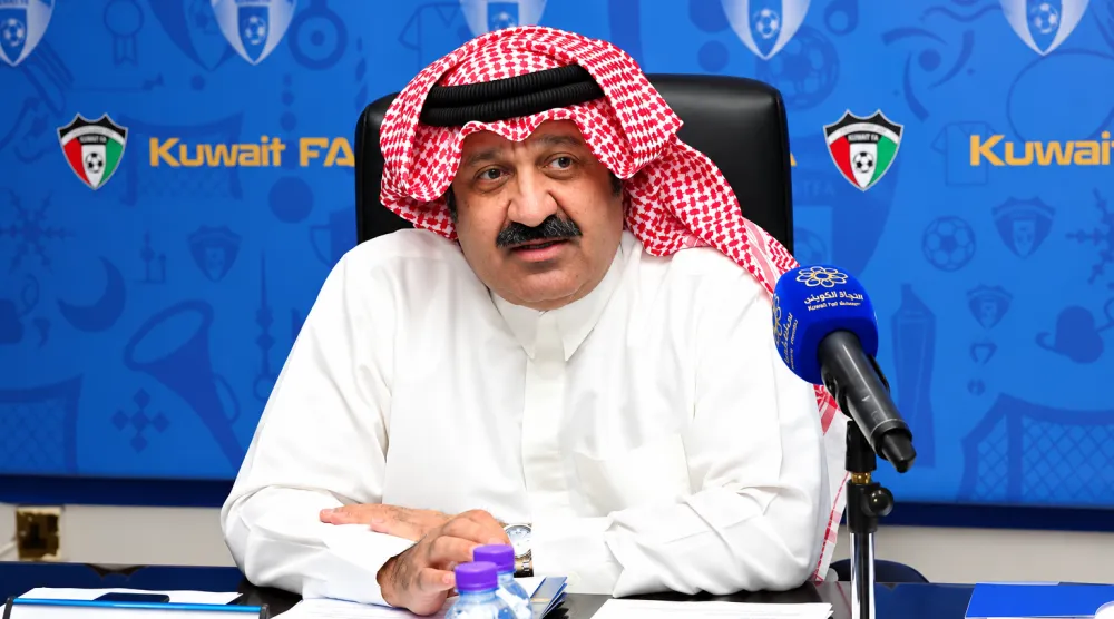 رئيس الاتحاد الكويتي لكرة القدم الشيخ أحمد اليوسف (الاتحاد الكويتي)