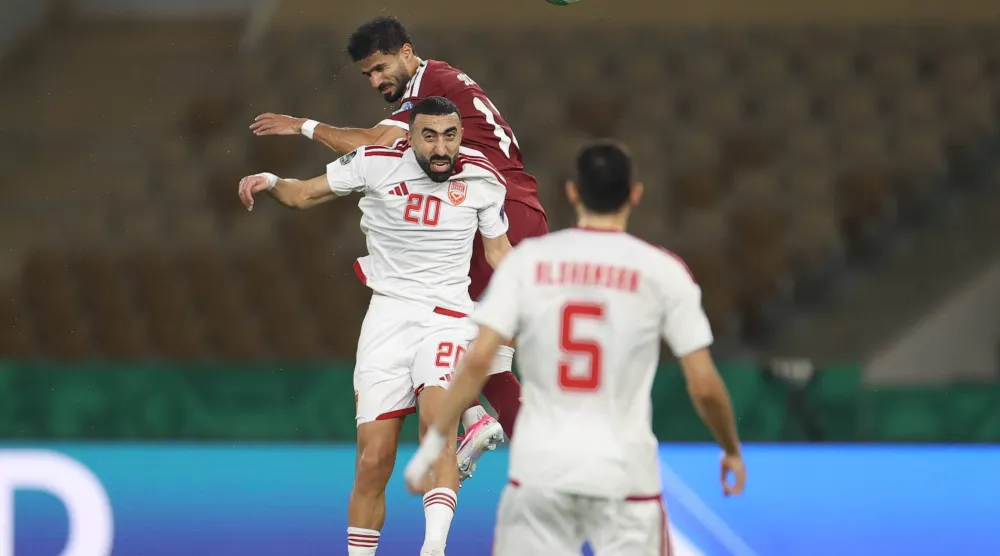 من مباراة البحرين وقطر في كأس الخليج بجدة (تصوير: عدنان مهدلي)