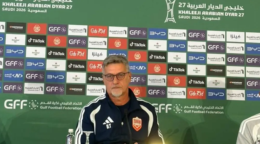 الكرواتي دراغان تالاييتش مدرب المنتخب البحريني (الشرق الأوسط)
