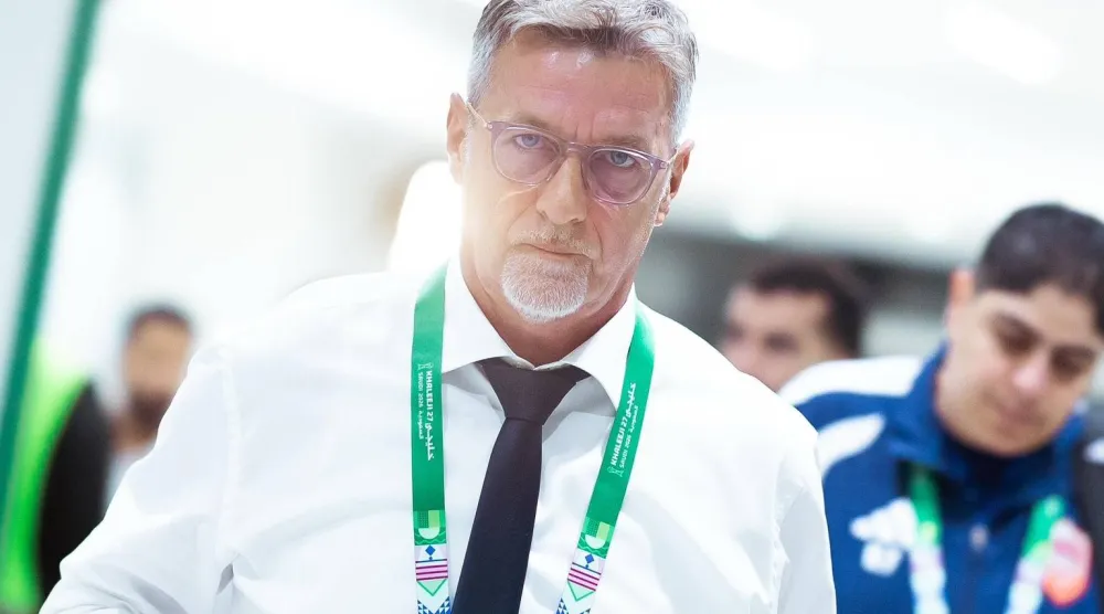 الكرواتي دراغان تالاييتش، مدرب المنتخب البحريني (الاتحاد البحريني لكرة القدم) 