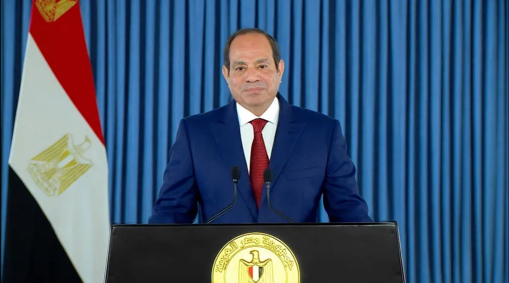الرئيس المصري عبد الفتاح السيسي (الرئاسة المصرية)