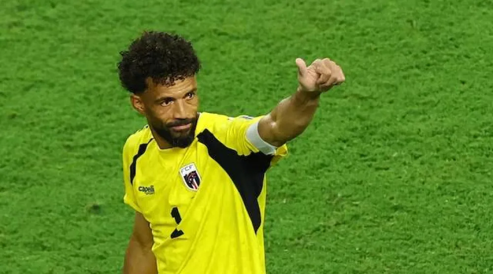 فوزينيا حارس الرأس الأخضر خلال مباراة أمام الأرجنتين في كأس العالم 2026 (رويترز)