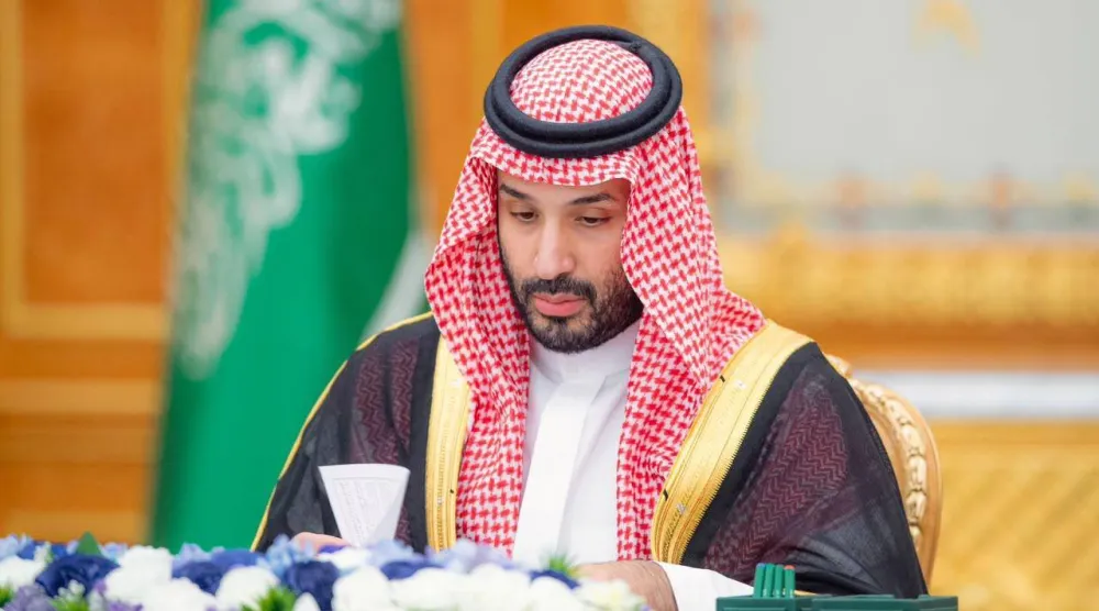 الأمير محمد بن سلمان لدى ترؤسه جلسة مجلس الوزراء في الرياض الثلاثاء (واس)