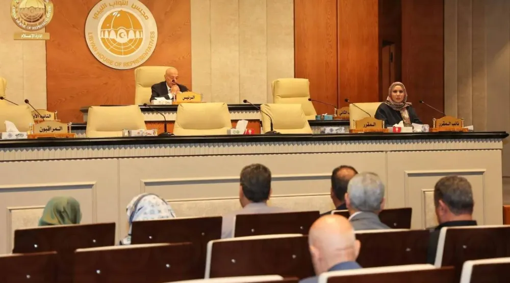 جلسة لمجلس النواب الليبي في 14 سبتمبر الحالي (الصفحة الرسمية للمجلس)
