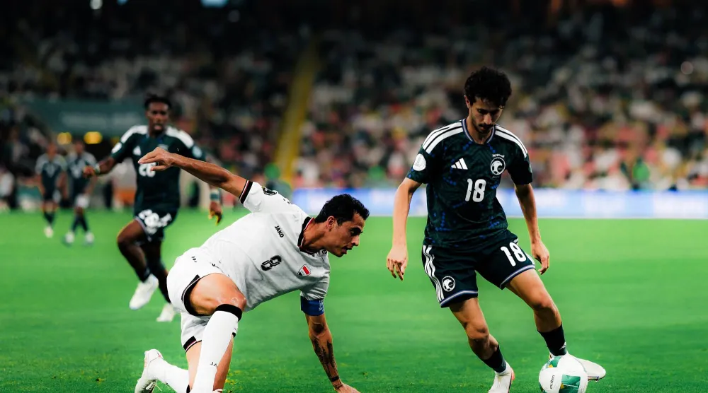 محمد القحطاني شارك في مواجهة الأخضر أمام العراق (المنتخب السعودي) 