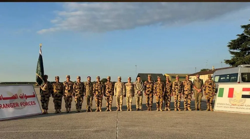 الجيش المصري يعلن عن تدريب عسكري مشترك مع إيطاليا (المتحدث العسكري المصري)