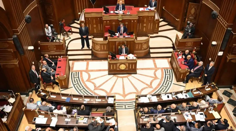 إحدى جلسات مجلس الشيوخ المصري بمقره السابق بوسط القاهرة (مجلس الشيوخ)
