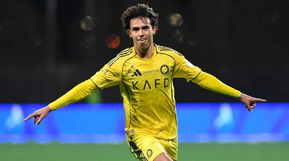 جواو فيليكس نجم النصر (رويترز)
