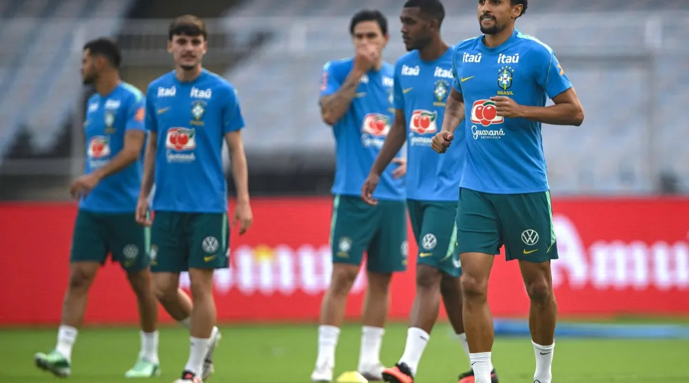 جانب من لاعبين منتخب البرازيل (أ.ف.ب)
