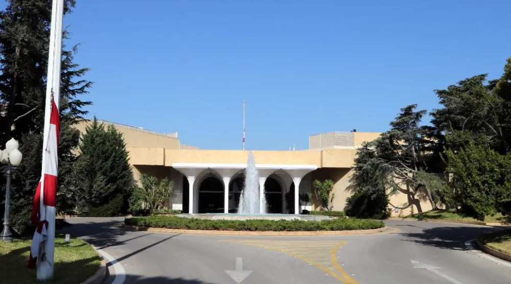 القصر الرئاسي في لبنان (الوكالة الوطنية)