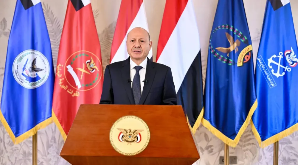 Yemen Başkanlık Konseyi Başkanı Reşad el-Alimi (SABA)