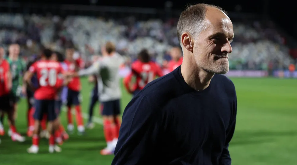 الألماني توماس توخيل مدرب المنتخب الإنجليزي (رويترز)